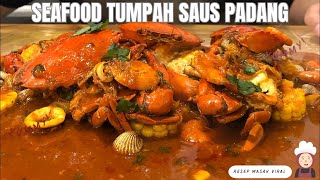 RESEP SEAFOOD TUMPAH SAUS PADANG, BUAT BOCIL SEMANGAT MAKAN