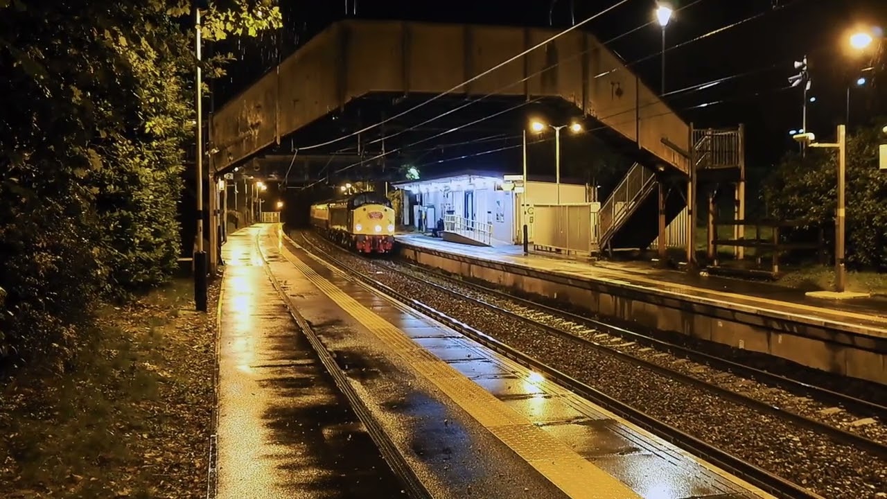 Class 40 on SRPS Railtour returns from Oban