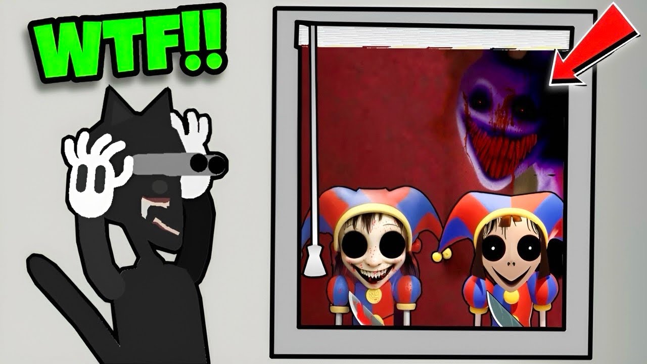Cartoon Cat Opens The Window To Random Scary Monster Full Video (Scary Video😱)