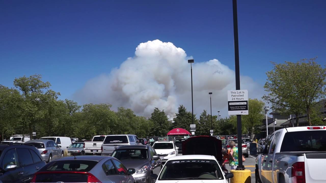 Burns Bog Fire from Ironwood Plaza - Part 2
