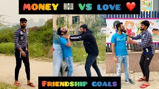 Money 🤑 vs Love ❤️ ~ Friendship Goals ~ Feat. @Wajahat Hasan / Suneo ~ Dushyant Kukreja #shorts