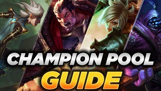 Craft Your Own Champion Pool & Pick Your Mains  Toplane 101