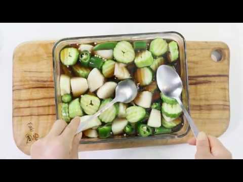 아삭하고 향이 좋은 이탈리아 맛  오이피클 만들기..<strong>오이</strong>,<strong>양파</strong>,고추 <strong>장아찌</strong>/Italian flavored cucumber pickles