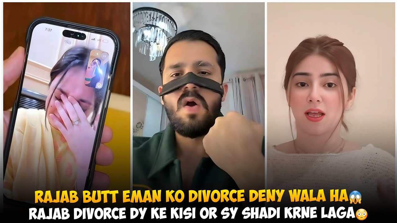Rajab Butt Eman Ko Divorce Deny Wala Ha | Rajab Divorce Dy Ke Kisi Or Sy Shadi Krne Laga
