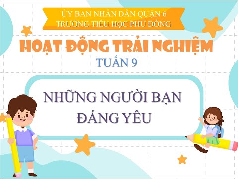 Hoạt động trải nghiệm tuần 9