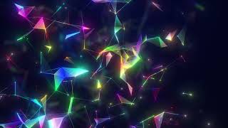 multicolored glowing plexus network connection network