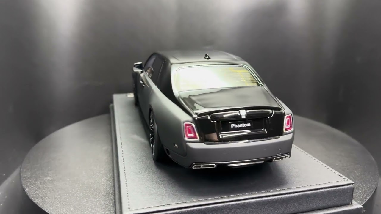 VMB Models 1/18 MANSORY Phantom VIII Matte Black N Gloss Black  VMB-RR-202401