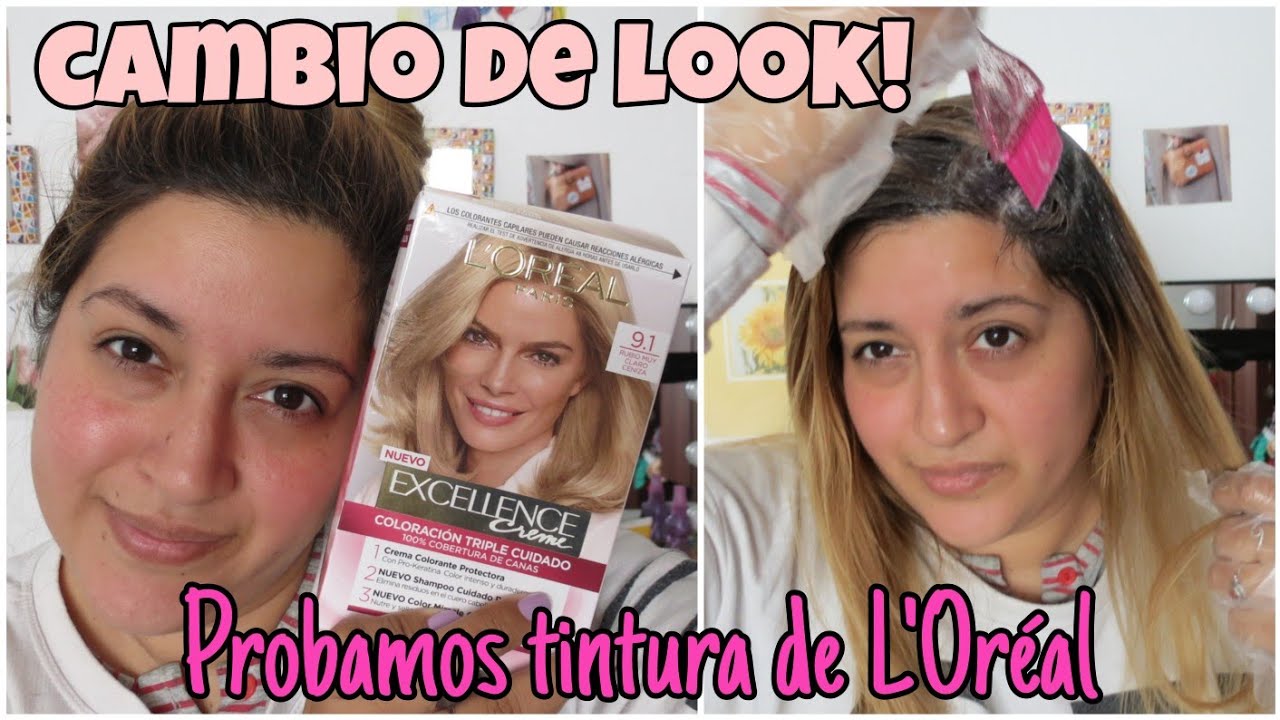PROBAMOS EXCELLENCE CREME DE L'ORÉAL #hair #hairstyle #cambiodelook