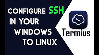 how to install and configure termius best ssh client for kali linux and windows