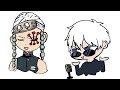 Gojo vs tengen and kakashi. The white hair club. #anime #jujutsukaisen #demonslayer #naruto
