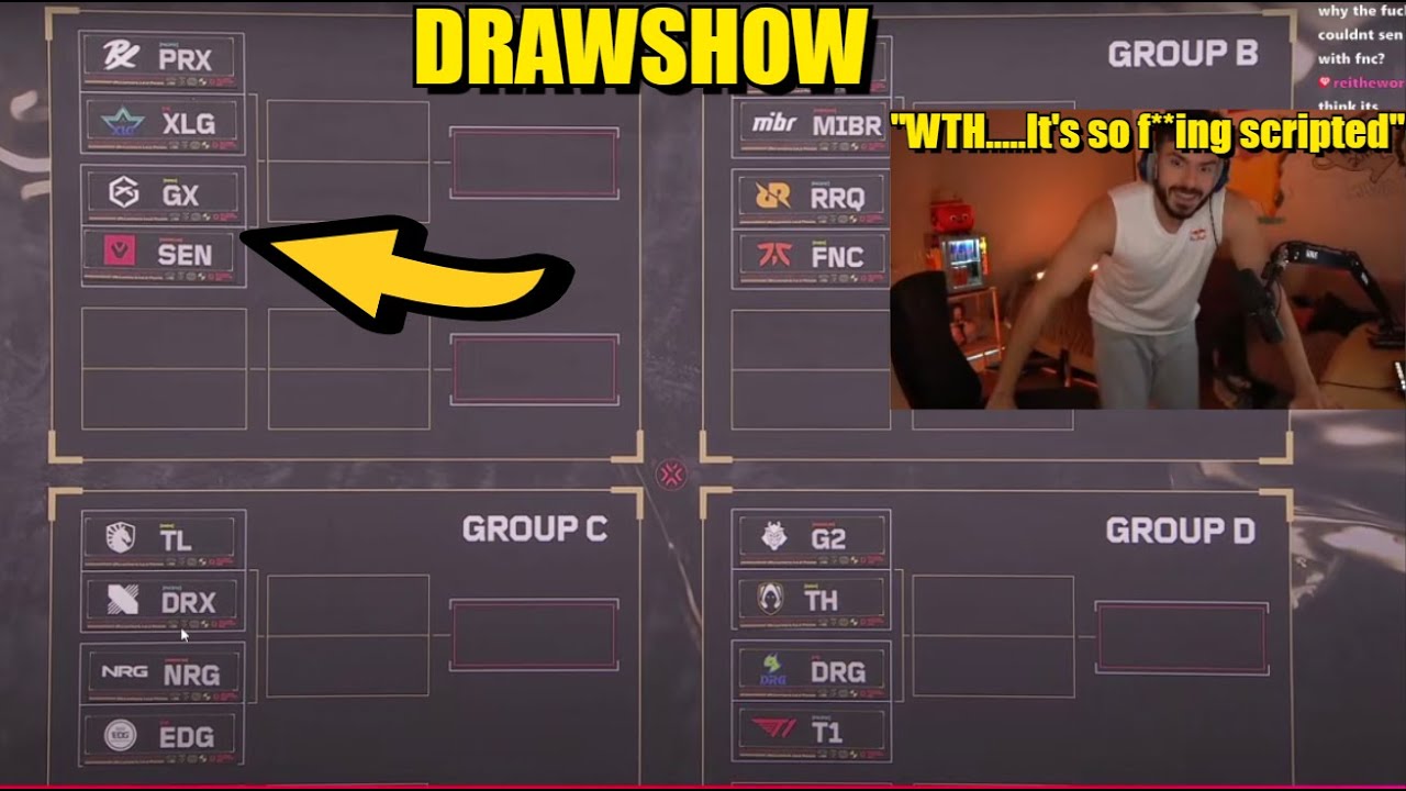 Tarik react to VCT CHAMPS PARIS 2025 DRAWSHOW