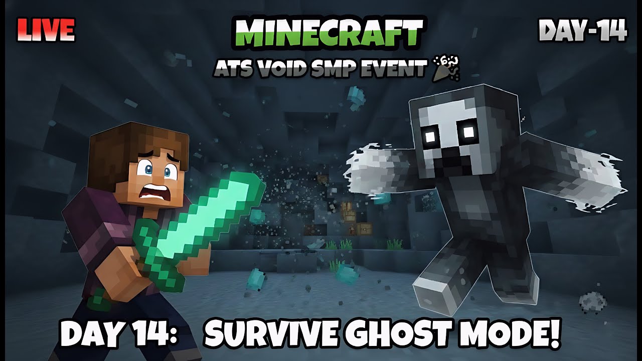 LIVE WITH GHOST 👻 | Newbie Minecraft SMP Event – Surprises, Fun & Chaos ...