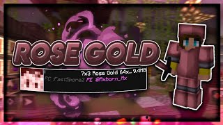 Rose Gold [64x] (UHC, PvP, SW) FPS BOOST - MCPE Texture Packs
