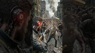 Cyborg man shooting zombies #gaming #games #zombie #howto #learn #animation