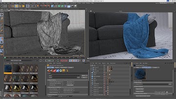 Tutorial No.39 : Learn how to create realistic fabric materials in Maxwell Render for Cinema 4d