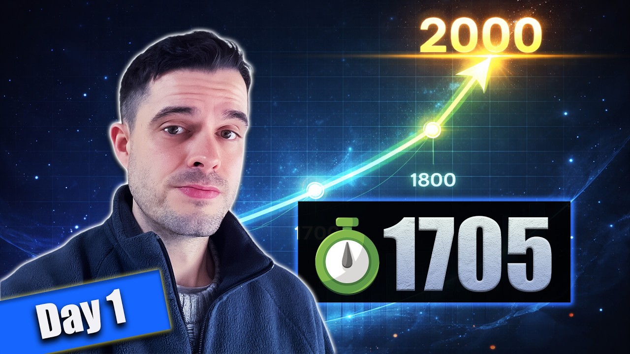 Day 1 | The Road To 2000 Chess! - YouTube