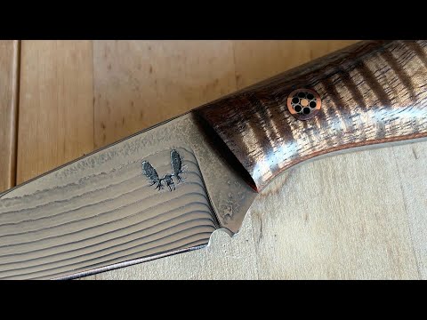 Unboxing - Semper Sharp Damasteel Fixed Blade Pairing Knife and Pry Bar