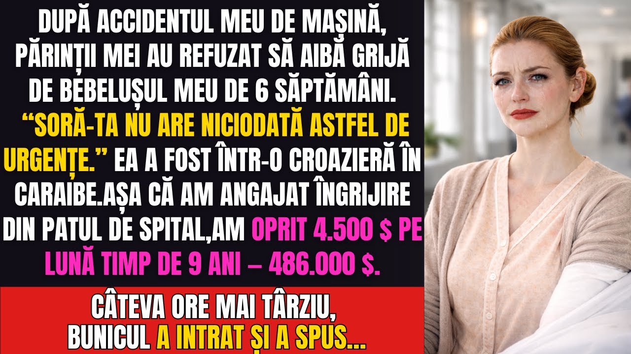 Părinții mei au refuzat nou-născutul în accidentul meu auto—ce a spus bunicul a schimbat totul
