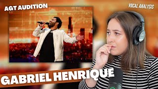 GABRIEL HENRIQUE - AGT Audition 2023 | Vocal Coach Reaction (& Analysis) | Jennifer Glatzhofer