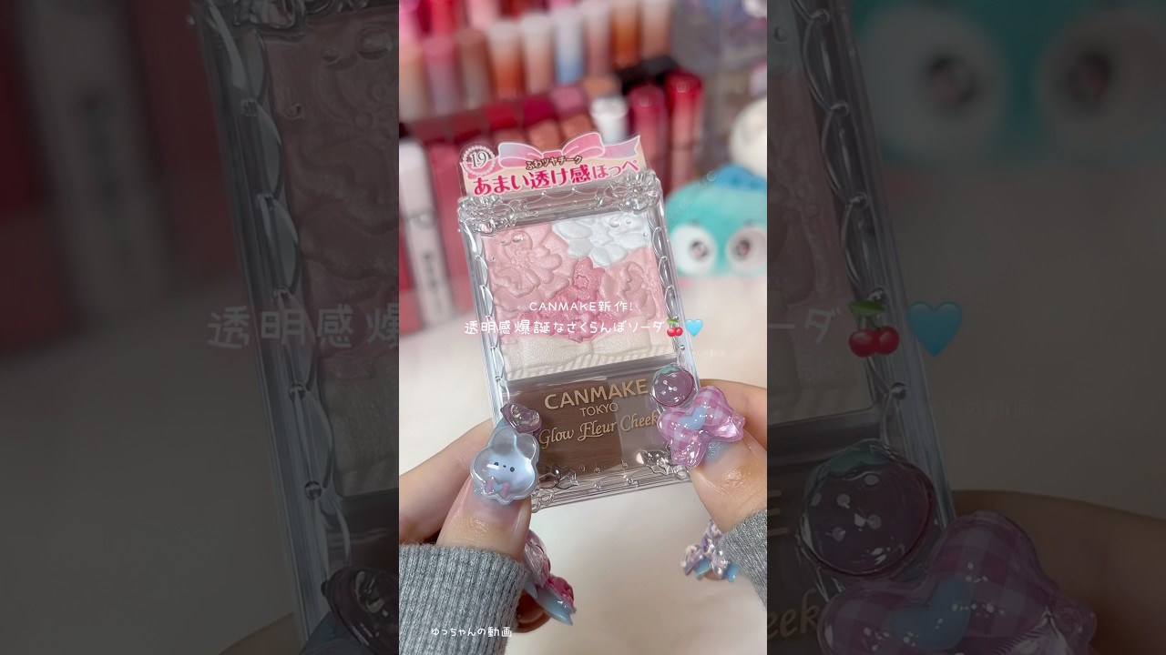 CANMAKE新作꜀(  ꜆-⩊-)꜆💖かわいすぎるチークGETしたよ‎꒰՞ ܸ. .ܸ՞꒱🎀⁡#CANMAKE #キャンメイク #コスメ購入品  #プチプラコスメ #コスメオタク