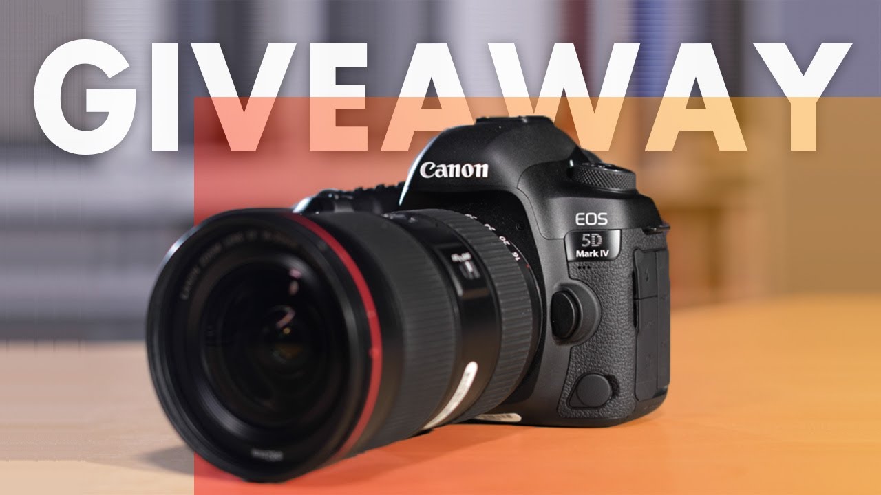 Camera Giveaway 2020 - Win a Canon 5D Mark IV for free - YouTube