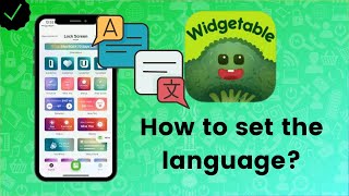 How to set the language in Widgetable? screenshot 5