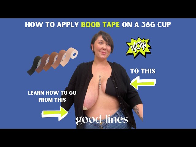 WOW! Best Good Lines tutorial for 38G Cup! 