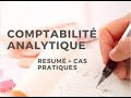 Rsum de comptabilit analytique  cas pratique