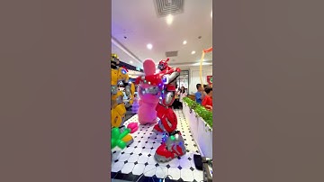 Mascot robot dance #mascotmiennam #mascot #robot #event #chothuemascot #chothuerobot #bumblebee