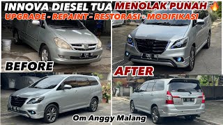 INNOVA DIESEL TUA MENOLAK PUNAH UPGRADE 2015 SILVERTITANIUM OM Anggy Malang #modifikasi #restorasi