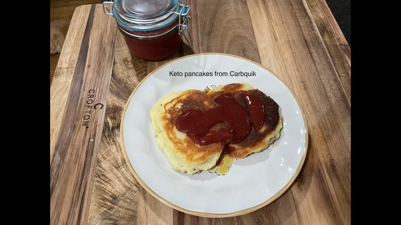 Keto pancakes from Carbquik. Taste like real pancakes from Bisquik