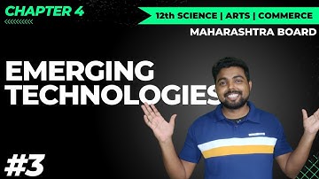 3. AI (Artificial Intelligence) |Chap. 4 Emerging Technologies | | Maharashtra Board