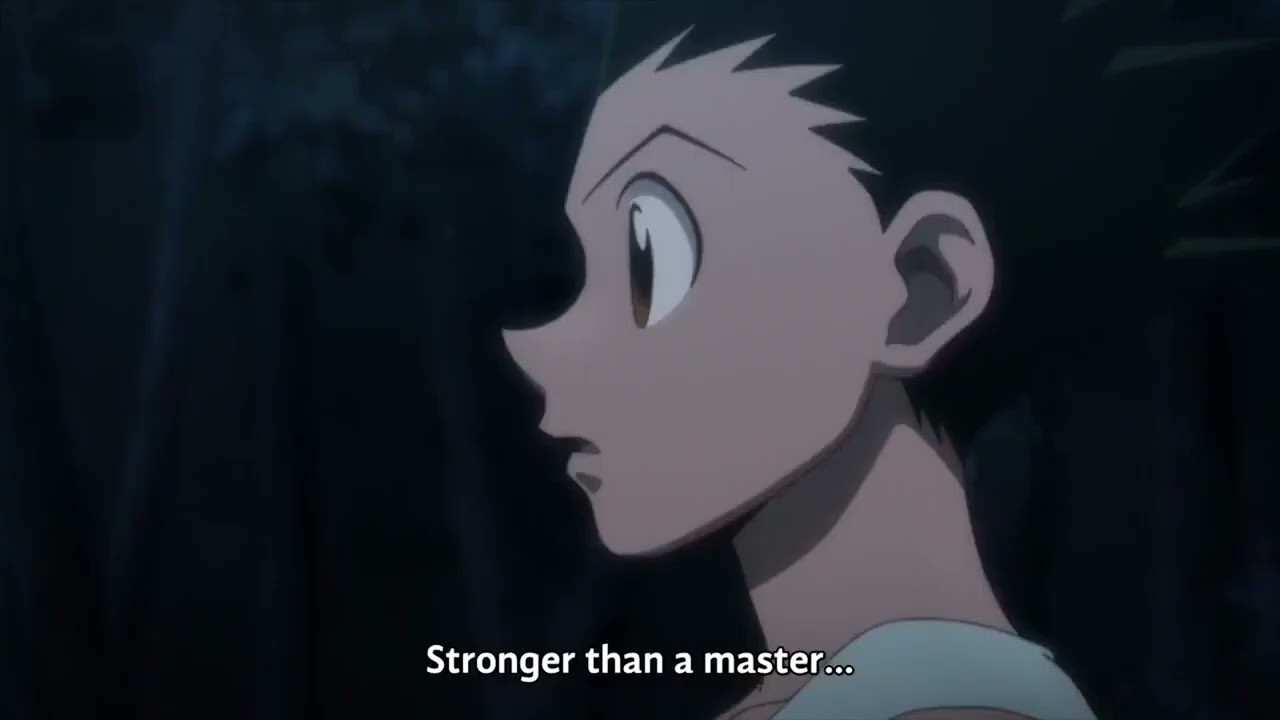 HxH Gon Killua  run and leave kite