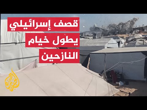 الاحتلال الإسرائيلي يقصف منطقة تؤوي نازحين غربي مدينة خان يونس
