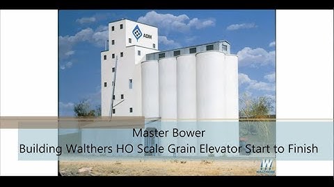 Building Walthers Grain Elevator From Start to Finish (Part 2) (14 year +)