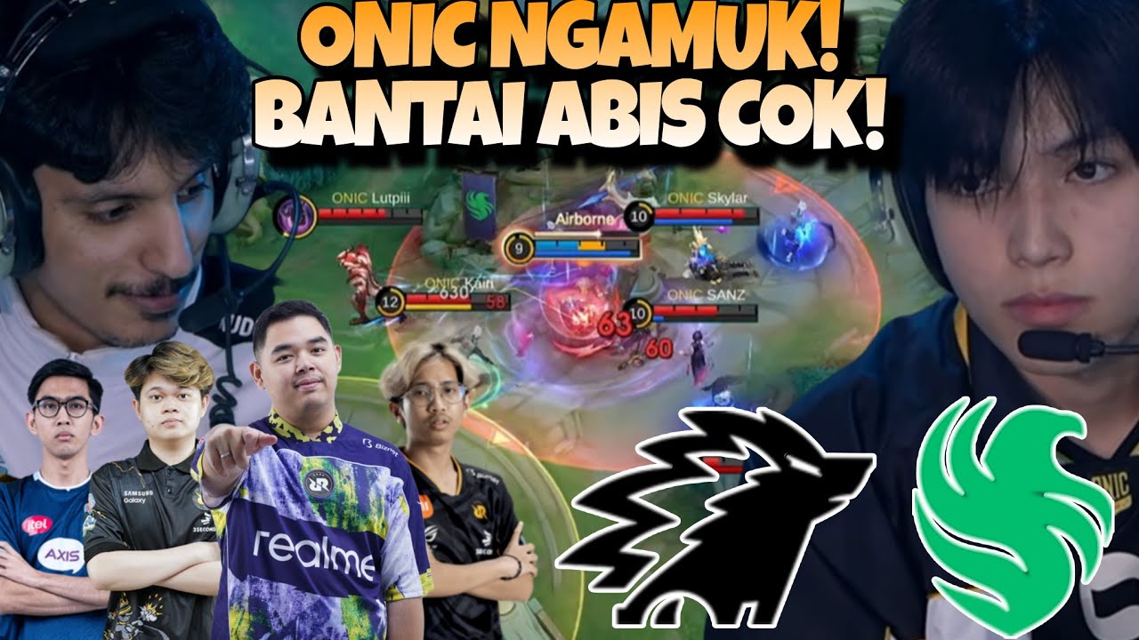 ONIC IS BACKKK !!! 1 DUNIA KAGET SAMA KEGANASAN ONIC !!! ONIC VS FALCON MATCH 1 - M7 SWISS STAGE