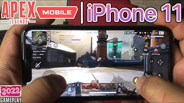 APEX Legends Mobile GAMEPLAY on iPhone 11 in 2022!? | (MAX GRAPHICS & FRAME RATE) Handcam!!