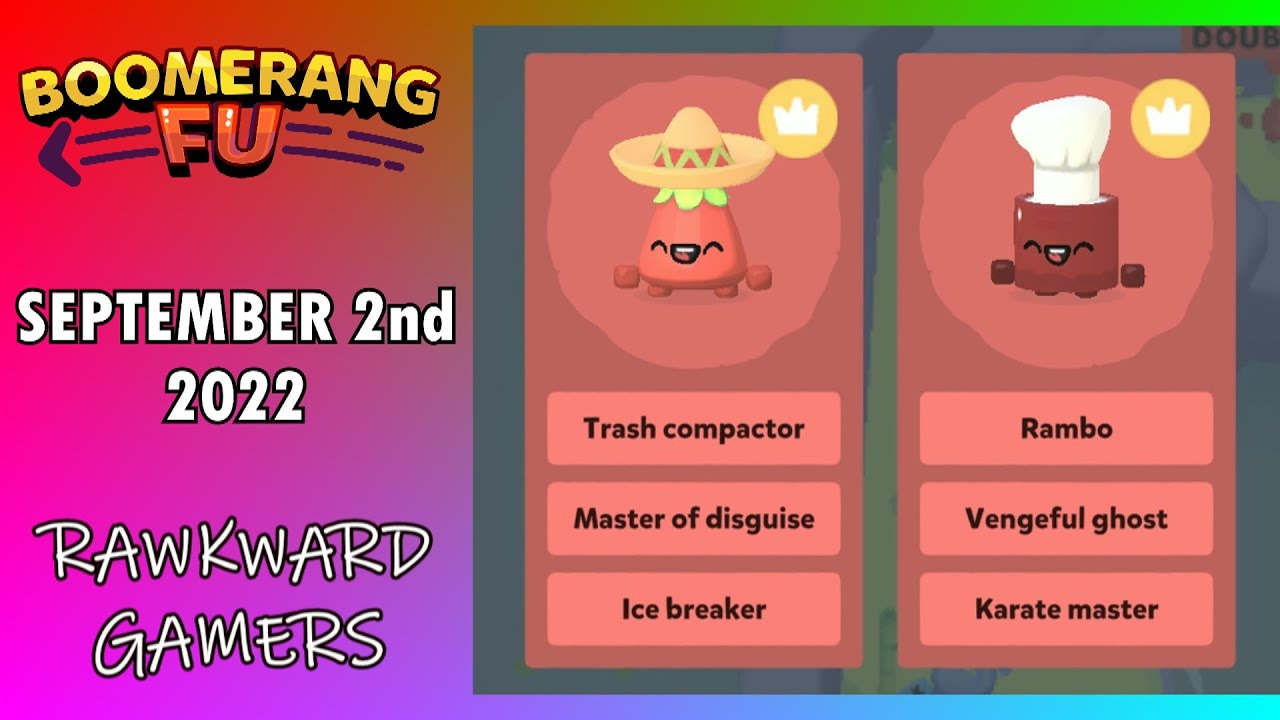 Ultimate Teamwork Boomerang Fu YouTube