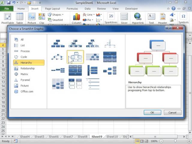 Org Chart Template Excel 2010