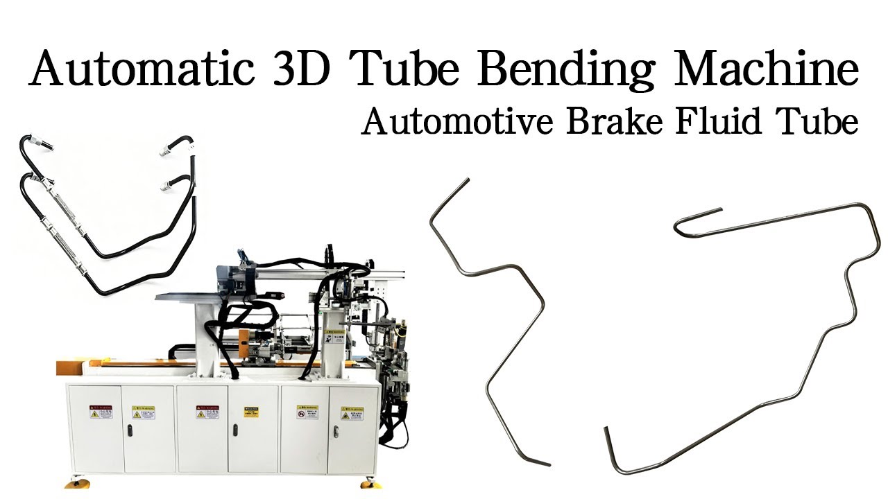 Automatic 3D Tube Bending Machine For Automotive Brake Fluid Tube  Pipe