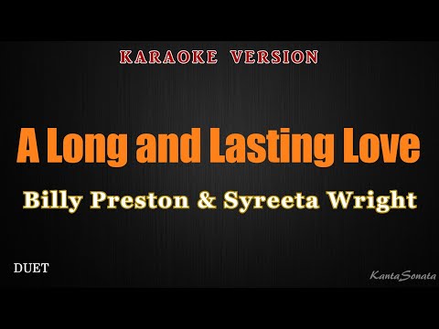 A Long and Lasting Love - Billy Preston & Syreeta Wright | KARAOKE