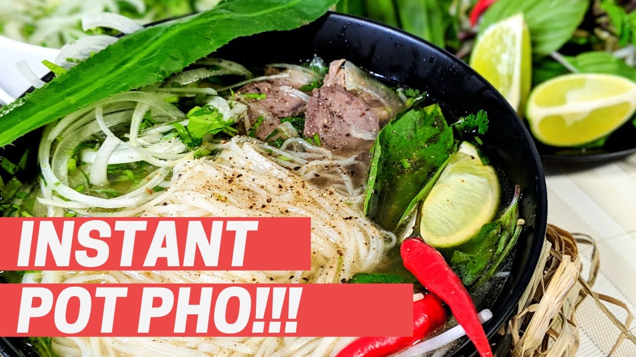 AUTHENTIC Instant Pot PHO in under 1.5 hours The Tipsy Cookery YouTube