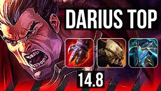 DARIUS vs DIANA (TOP) | 10/1/3, 6 solo kills, 700+ games, Godlike | EUW Master | 14.8