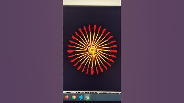 Amazing  design using python | Turtle Module | VS code #python #shorts