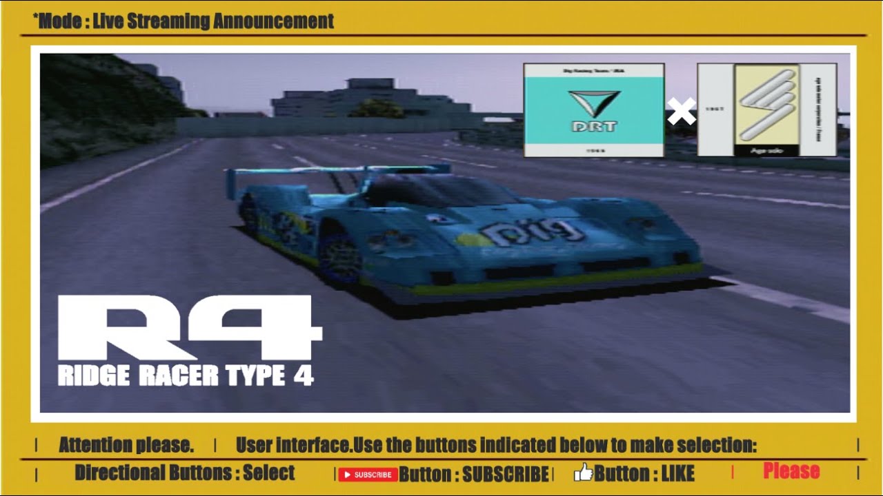 Drt Ridge Racer 【R4 -RIDGE RACER TYPE 4-】DRT×Age-solo ATパーフェクトクリア - YouTube