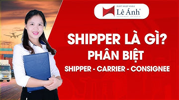 Shipper Là Gì? Phân Biệt Shipper - Carrier - Consignee | Học Xuất Nhập Khẩu | Xuất nhập khẩu Lê Ánh