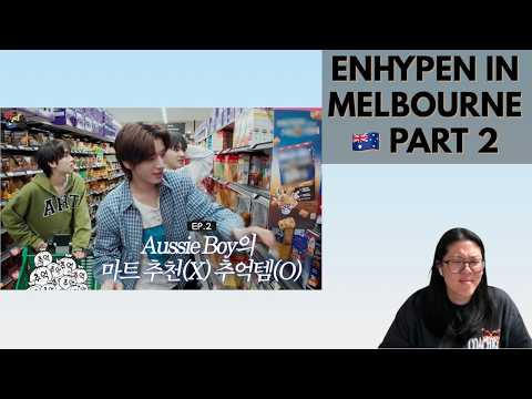 REACTING TO EPISODE 2 of Eat Sleep EN Dive🇦🇺| ENHYPEN