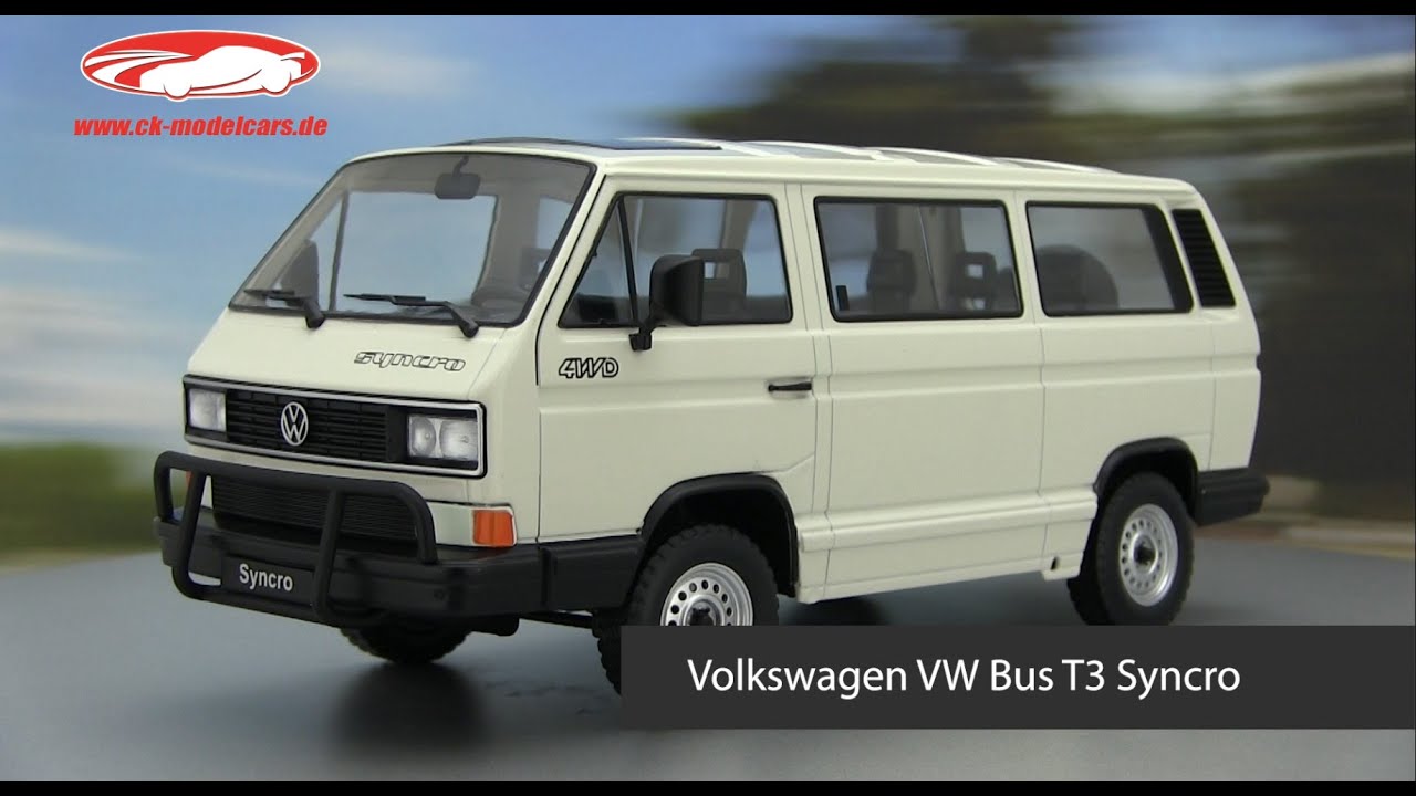 KK-Scale 1:18 Volkswagen VW Bus T3 Syncro Baujahr 1987 weiß
