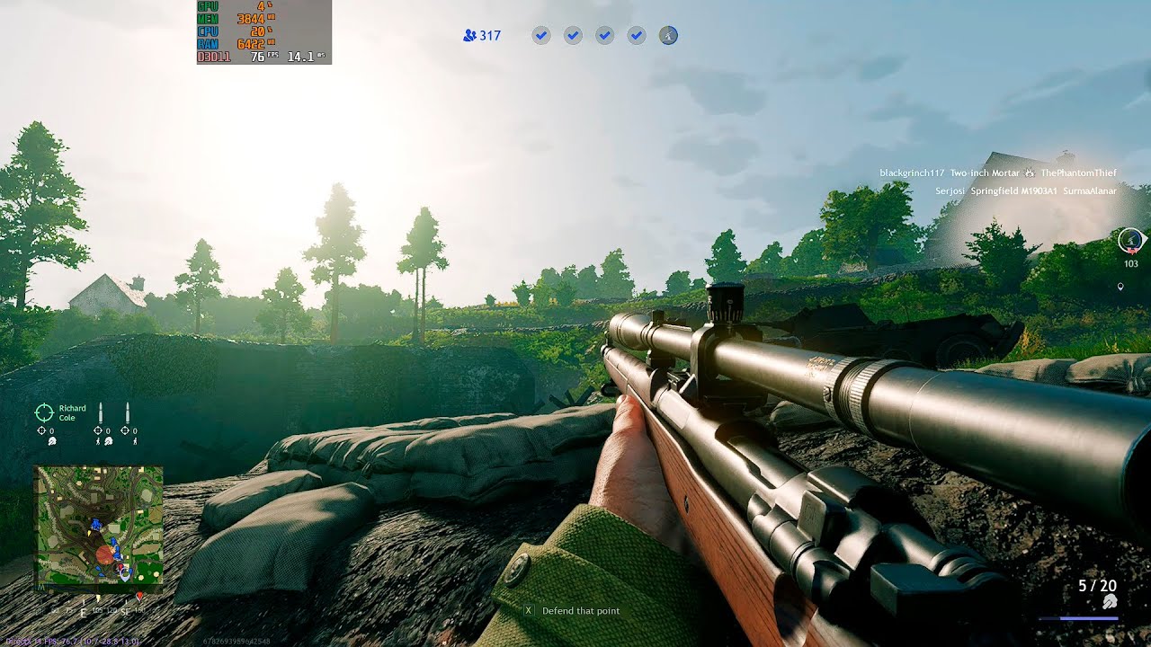 Enlisted Squads Team Deathmatch Multiplayer PC Gameplay (No Commentary)