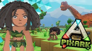 Playing Jump-Rope with Sauropod Tails!! 🦕 PixARK • #1